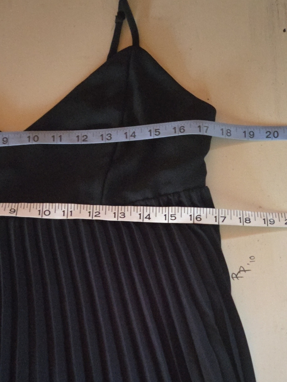 Express Black Empire Waist Pleated Lower Maxi Dress Size Medium - Picture 8 of 11